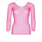 Сетчатый топ Leg Avenue Long Sleeves T-Shirts, One Size