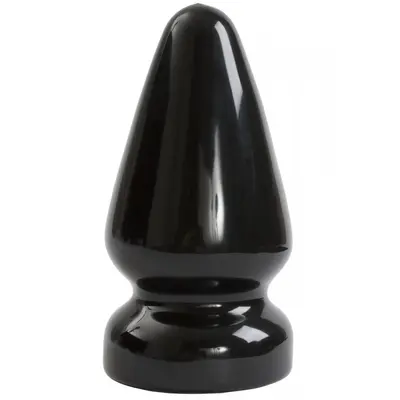 Doc Johnson TitanMen Ass Servant 3.75 Inch - большая анальная пробка, 14х9,3 см (чёрный)