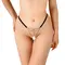 Сексуальні трусики з ланцюжком та підвіскою Art of Sex - KISS panties, XS-M