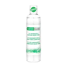 Waterglide Massage & Lubricant Aloe Vera - масажний гель та змазка на водній основі з алое вера, 300 мл
