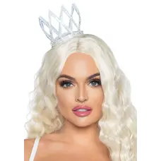 Leg Avenue-Faux rhinestone die cut crown Silver - Миниатюрная корона со стразами