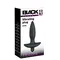 Orion Black Velvet Vibrating Plug Small анальна пробка з вібрацією, 13х2.7 см (S)