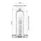 LyBaile Silikon Penis Sleeve Clear - Насадка на член, +5 см (прозрачный)