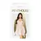 Penthouse - Naughty Doll - Бебі-дол з ажурним бралетом та асиметричним подолом, S/M (білий)