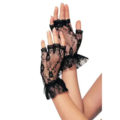 Короткі рукавички-гловелети Leg Avenue Wrist length fingerless gloves, One Size