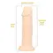 Фалоімітатор з ароматом ванілі - Toyz4lovers Delicious Dildo Vanilla, 25 см