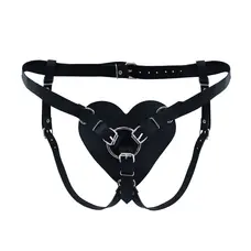 Трусики Серце для страпону Feral Feelings - Hearts Strap-on Belt