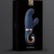 Gvibe Gentley Caribbean Blue - вибратор кролик для стимуляции точки G и клитора с 2 моторами, 19.9х4.2 см (синий)