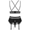 Obsessive lolitte set - сексуальний комплект, L/XL (чорний)