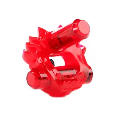 Evolved The Flame Thrower Double Bullet - віброкільце, 5х3 см (червоний)