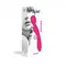 Love To Love Twist Rose - Вібромасажер 2-в-1, 22х4 см. (рожевий)