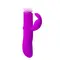Pretty Love Ward Vibrator Purple - Вібратор з поступальним рухом та ротацією, 26х3.5 см (фіолетовий)