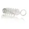 Dorcel Mr. Orgasm насадка на член с кольцом для мошонки, +3 см (прозрачный)