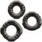 Cock ring Yvonne Set of 3 - Набір ерекційних кілець (чорний)
