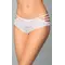 SoftLine Shorts 2478 - Женские стринги-шортики, S-M (белый)