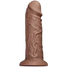 LoveToy - Realistic Chubby Dildo Brown 10.5 '' - Фаллоимитатор, 26.6х6.3 см