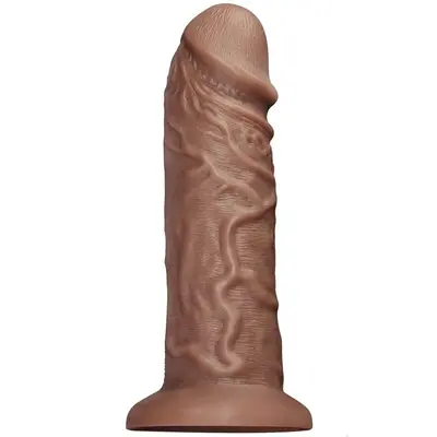 LoveToy - Realistic Chubby Dildo Brown 10.5 '' - Фаллоимитатор, 26.6х6.3 см