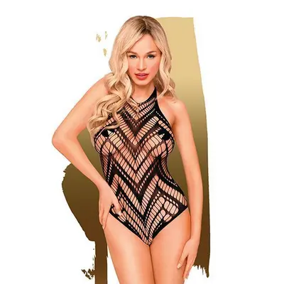 Боді з геометричним орнаментом Penthouse - Go Hotter, S/L