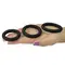 LoveToy Power Plus Soft Silicone Snug Ring - набор силиконовыйх эрекционных колец, 3 шт (чёрный)