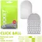 TENGA Pocket Click Ball - Карманный мини-мастурбатор, 7.5х5.5 см (зелёный)