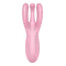 Satisfyer Threesome 4 - Вибратор для клитора, 14х5.6 см (розовый)