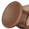 LoveToy - Realistic Chubby Dildo Brown 10.5 '' - Фаллоимитатор, 26.6х6.3 см