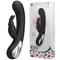 LyBaile Pretty Love Webb Vibrator Black - Силиконовый вибратор-кролик, 21х3.5 см (черный)