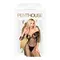 Penthouse High Profile - Бодистокинг с имитацией лифа, XL (чёрный)