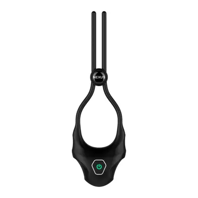Nexus Forge Vibrating - Ерекційне віброкільце-ласо, 15 см (чорний)
