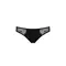 Passion Dina Thong трусики - сліпи з мереживною сіточкою, S/M (чорний)