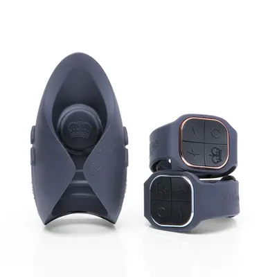 Hot Octopuss PULSE DUO LUX - Мастурбатор з пульсацією, використання без рук, 10,6 см (чорний)