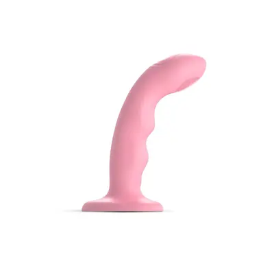 Насадка для страпона с двойной точечной пульсацией Strap-On-Me Tapping Dildo Wave, М