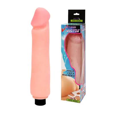 Mutlispeed Flexible Vibrator - Вібратор, 23,5 см (тілесний)