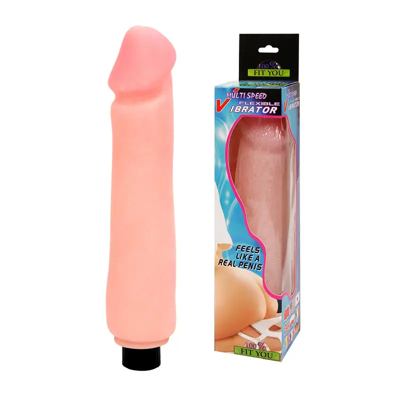 Mutlispeed Flexible Vibrator - Вібратор, 23,5 см (тілесний)