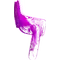 Pretty Love Cobra Penis Ring Vibrating Purple - Виброкольцо, 7,6 см (фиолетовый)