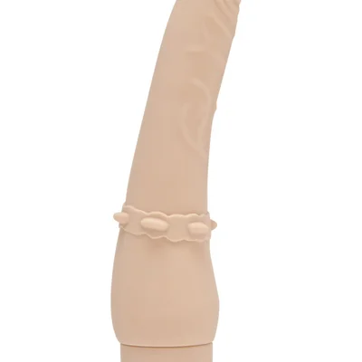 Get Real Classic Smooth Vibrator - Класичесский силиконовый вибратор, 20,5 см (телесный)