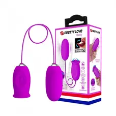 Pretty Love Daisy Licking Vibrator Purple - Виброяйцо, 7,3 см (фиолетовый)