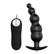 LyBaile - Pretty Love Vibrating Butt Plug - Анальная пробка с вибрацией, 11.8х3 см
