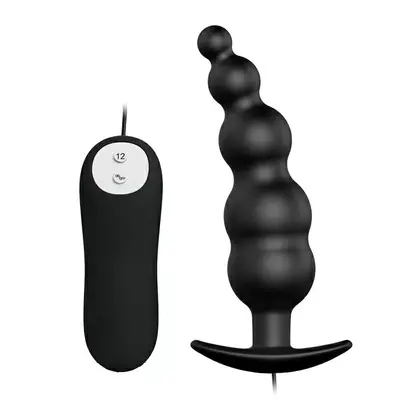 LyBaile - Pretty Love Vibrating Butt Plug - Анальна пробка з вібрацією, 11.8х3 см