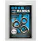 Cock ring Yvonne Set of 3 - Набір ерекційних кілець (чорний)