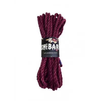Feral Feelings Shibari Rope - Джутова мотузка для Шибарі, 8 м (фіолетова)