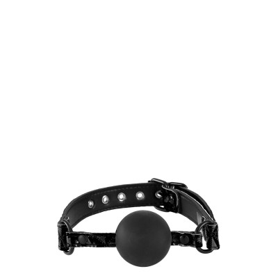 NS Novelties Sinful Soft Silicone Gag - силиконовый кляп, (черный)