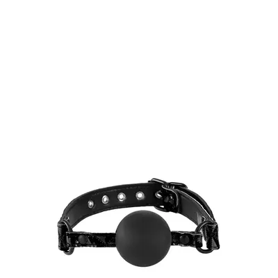 NS Novelties Sinful Soft Silicone Gag - силиконовый кляп, (черный)