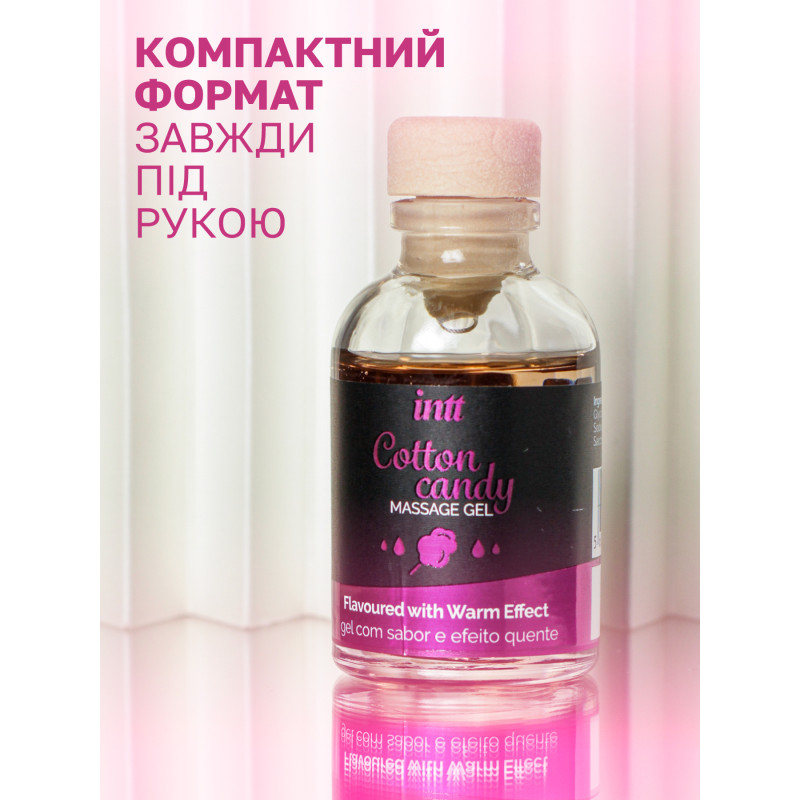 Массажный гель Intt, 30 мл (сладкая вата)