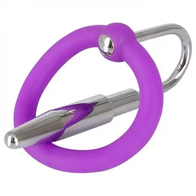 Orion - Penis Plug With Silicone Glans Ring - Стимулятор уретри, 4.5х0.8 см