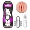 LoveToy Sex In Can Vibrating Vagina Tunnel - Мастурбатор, 16 см (тілесний)
