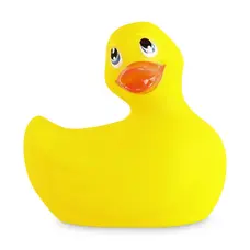 Big Teaze Toys Rub My Duckie Classic v2.0 - Вібромасажер качечка скромняжка, 9 см (жовтий)