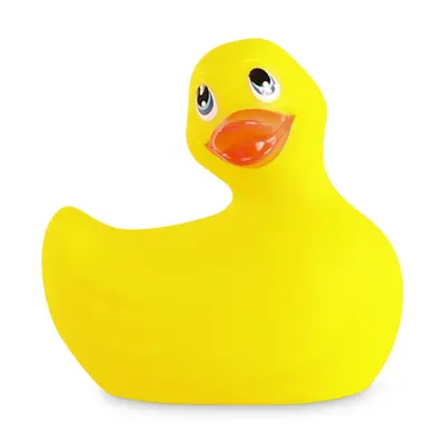 Big Teaze Toys Rub My Duckie Classic v2.0 - Вібромасажер качечка скромняжка, 9 см (жовтий)