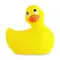 Big Teaze Toys Rub My Duckie Classic v2.0 - Вібромасажер качечка скромняжка, 9 см (жовтий)