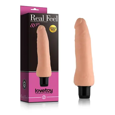 Real Feel Cyberskin Vibrator 2 Flesh 8 - Вібратор, 20 см (тілесний)